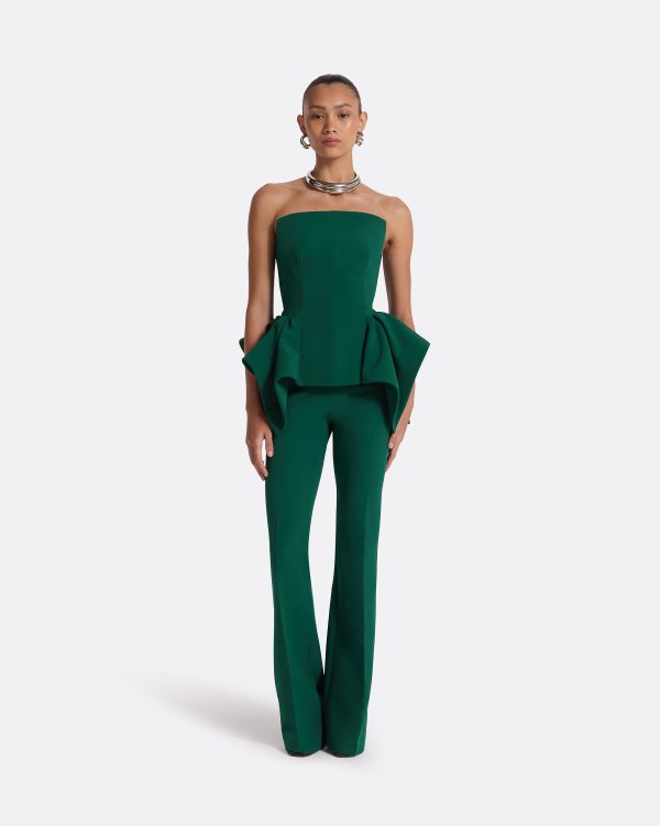 Alexa Trousers In Tourmaline - Image 3