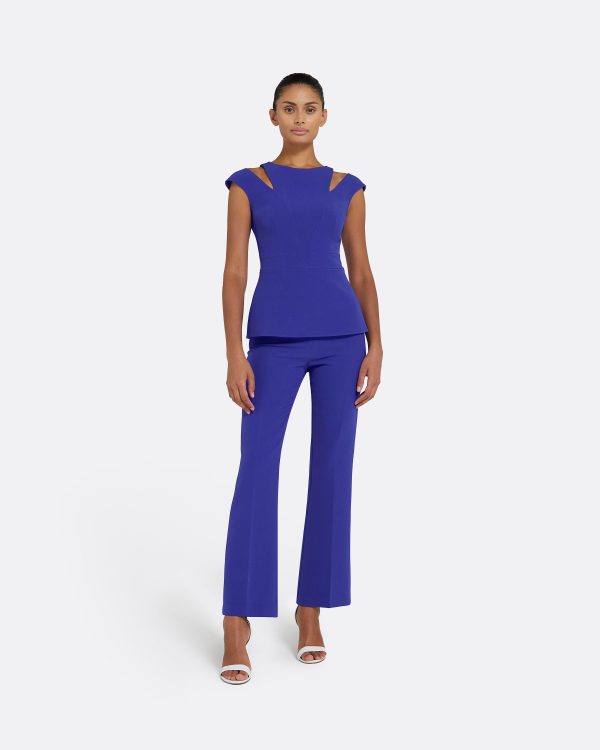 Mari Azure Blue Trousers - Image 3