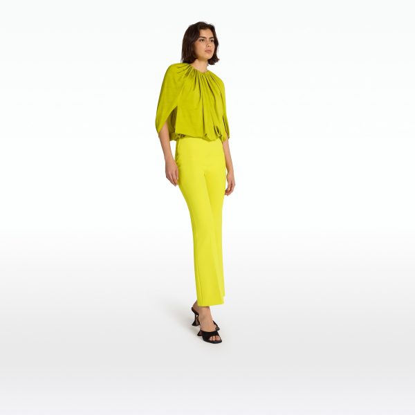 Mari Chartreuse Trousers - Image 5