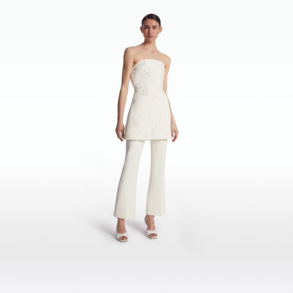 Mari Ivory Trousers - Image 5