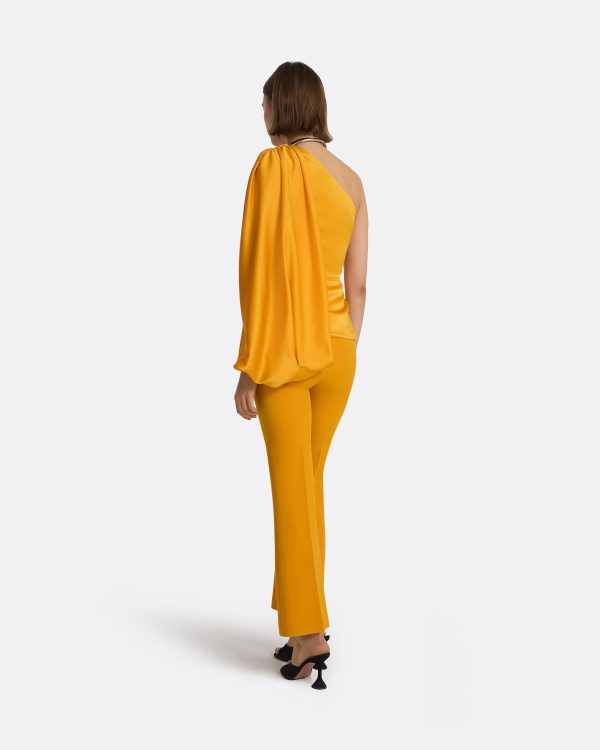 Mari Ochre Trousers - Image 2