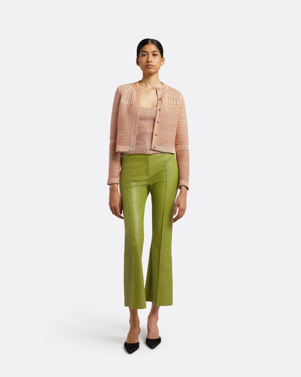 Mari Woodbine Vegan Leather Trousers - Image 3