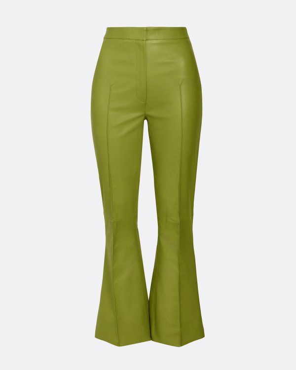 Mari Woodbine Vegan Leather Trousers - Image 4