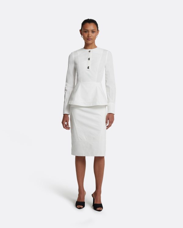 Fatima Ivory Top