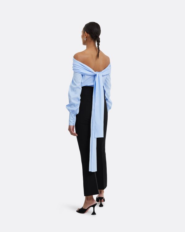 Tilly Blue Cotton Top - Image 2