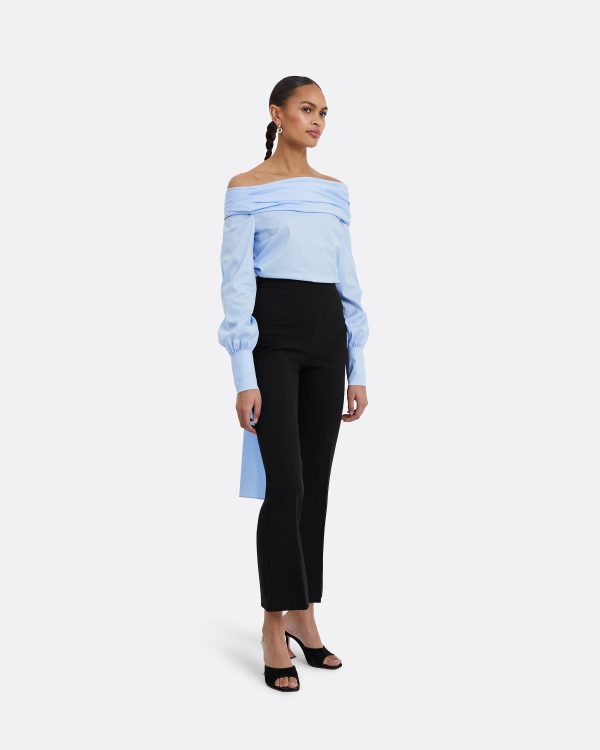 Tilly Blue Cotton Top - Image 4