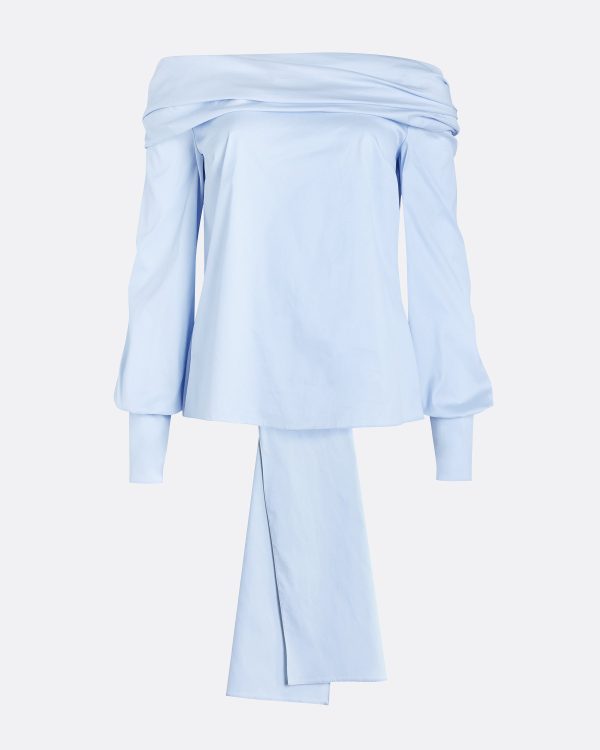 Tilly Blue Cotton Top - Image 5