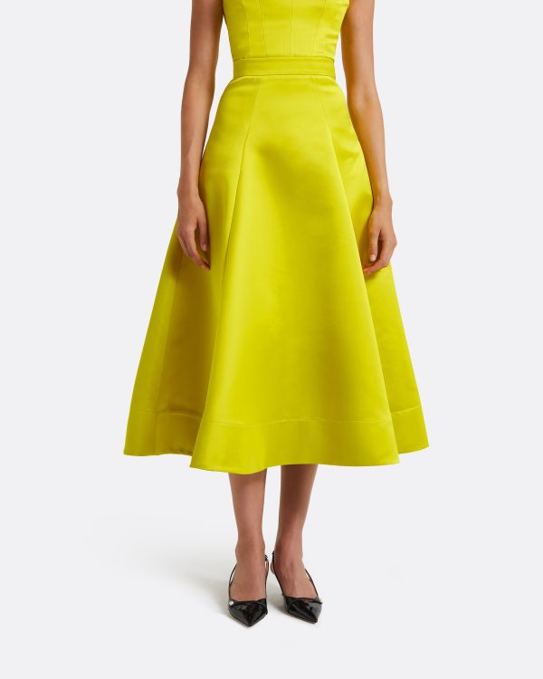 Uchgen Chartreuse Skirt - Image 3