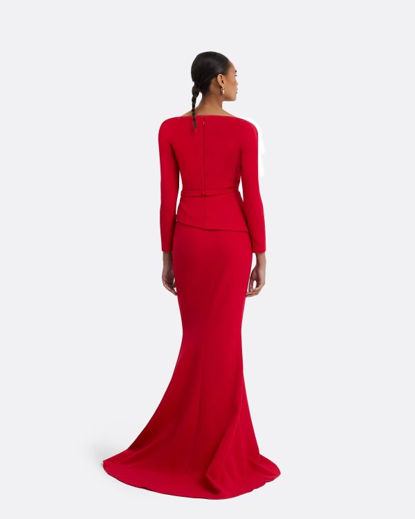 Gayeta Crimson Skirt - Image 2