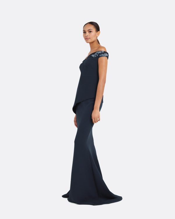 Gayeta Midnight Navy Skirt - Image 3