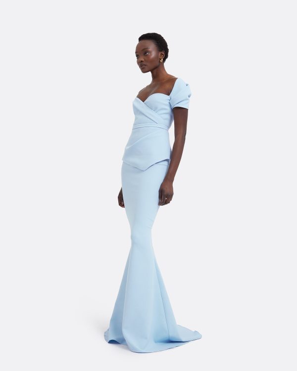 Gayeta Pale Blue Skirt - Image 3