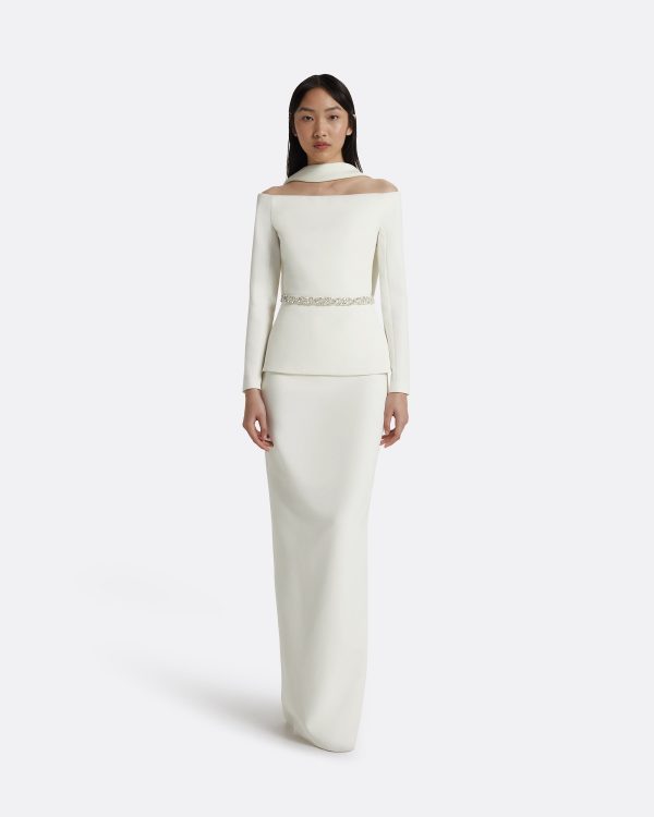 Sidha Ivory Skirt - Image 3