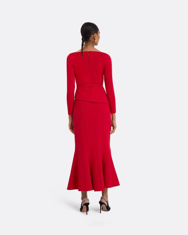 Sol Crimson Skirt - Image 2