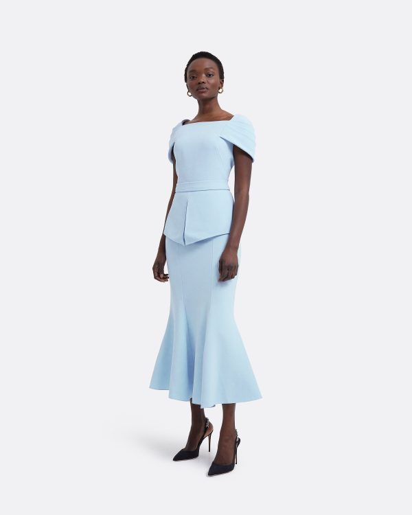 Sol Pale Blue Skirt - Image 3