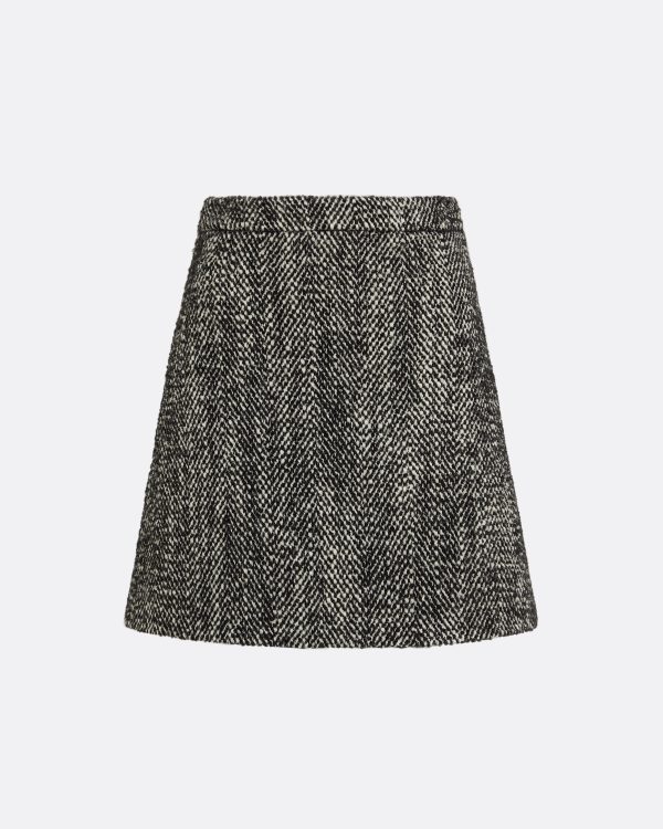 Bronagh Black Wool Skirt - Image 5