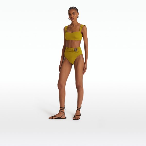 Tabi Chartreuse Bikini Bottom - Image 6