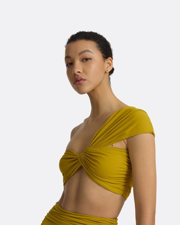 Gisella Chartreuse Bikini Top - Image 3