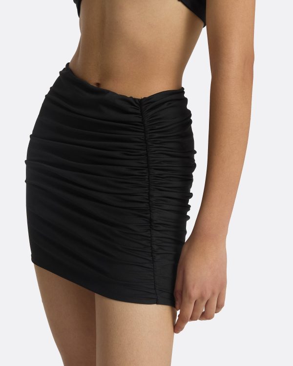 Shauna Black Swim Skirt - Image 3