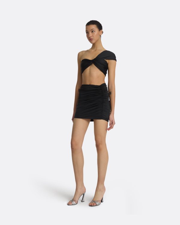 Shauna Black Swim Skirt - Image 4