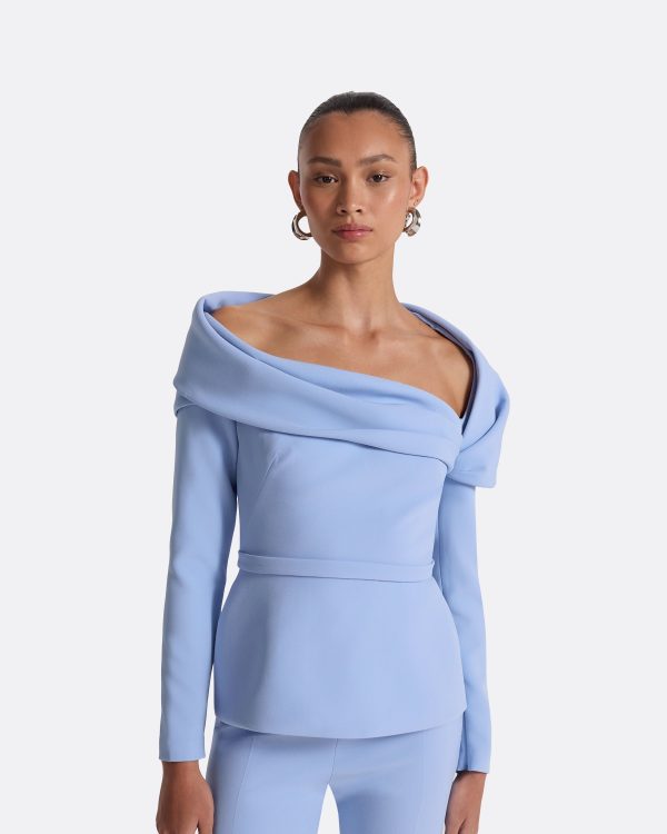 Andrie Carolina Blue Top - Image 3