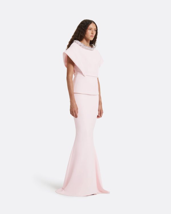 Silvia Barely Pink Embroidered Top - Image 4