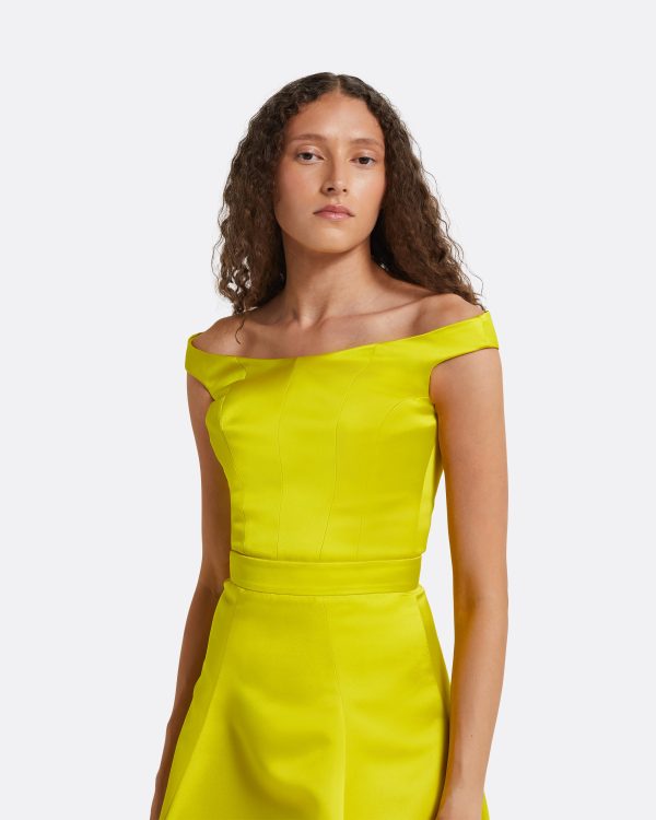 Sera Chartreuse Top - Image 3