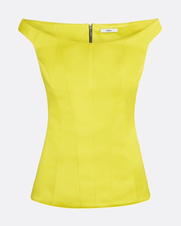 Sera Chartreuse Top - Image 5