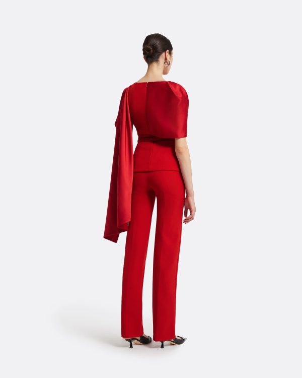 Evangeline Dazzling Red Top - Image 2
