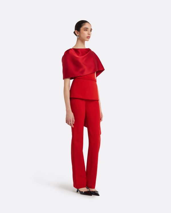 Evangeline Dazzling Red Top - Image 4