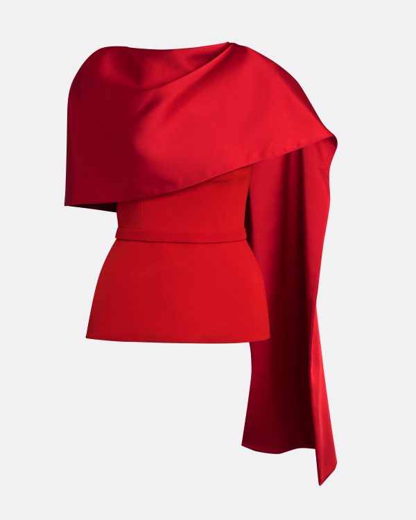Evangeline Dazzling Red Top - Image 5