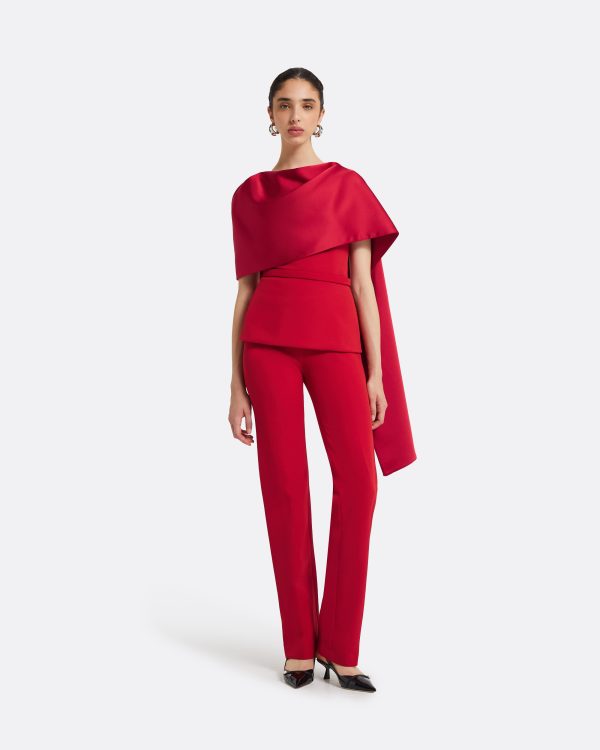 Evangeline Dazzling Red Top - Image 6